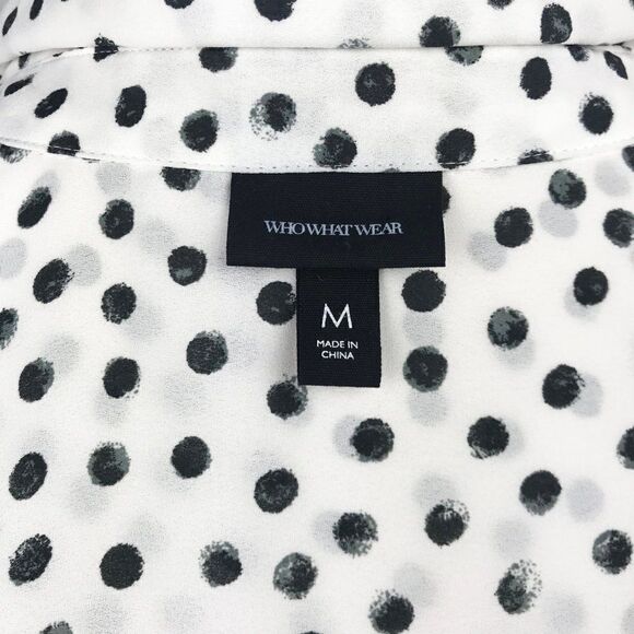 Who What Wear Button Up Blouse Size M - Picture 5 of 7